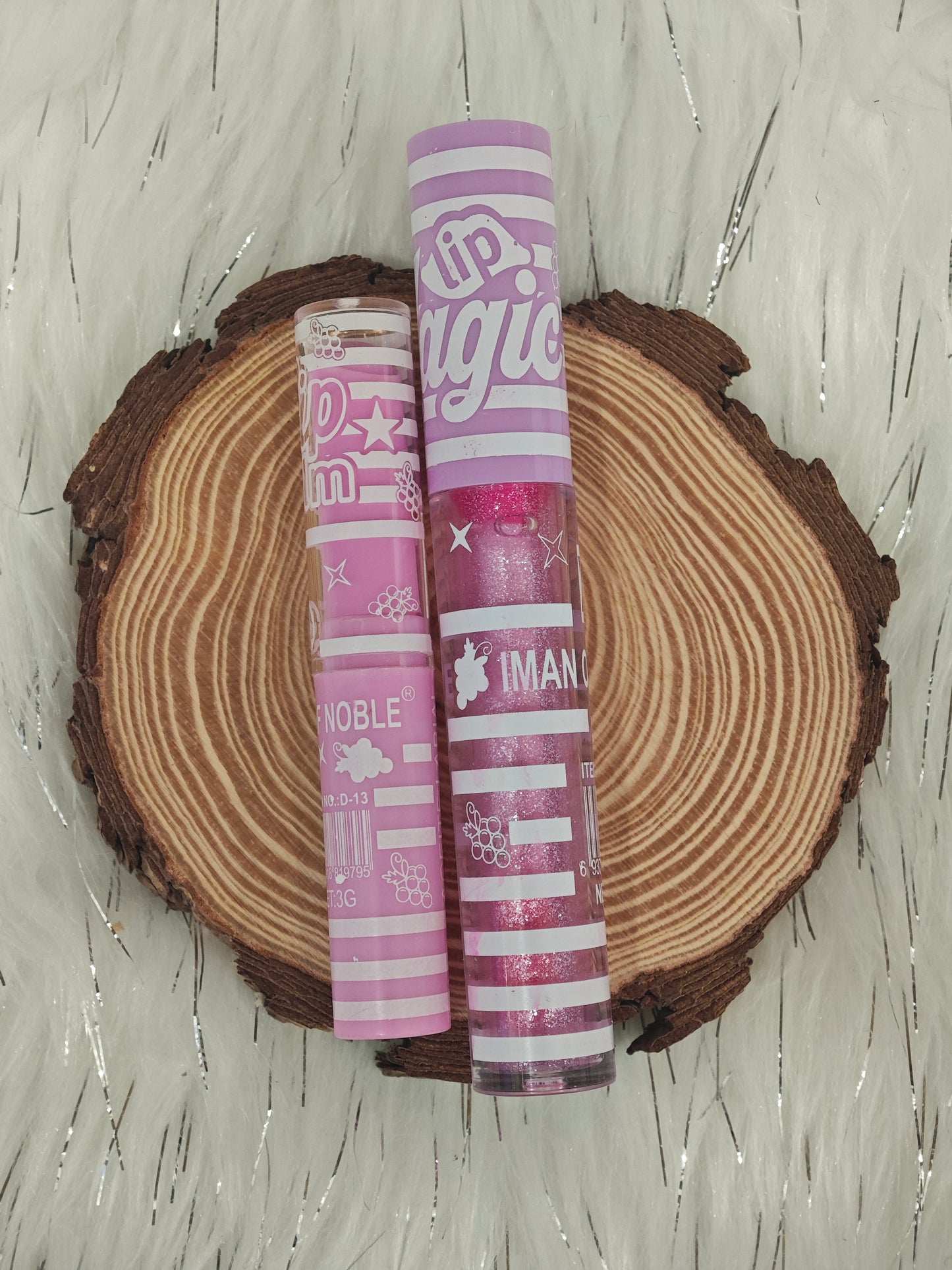 1 Pack bálsamo labial y gloss