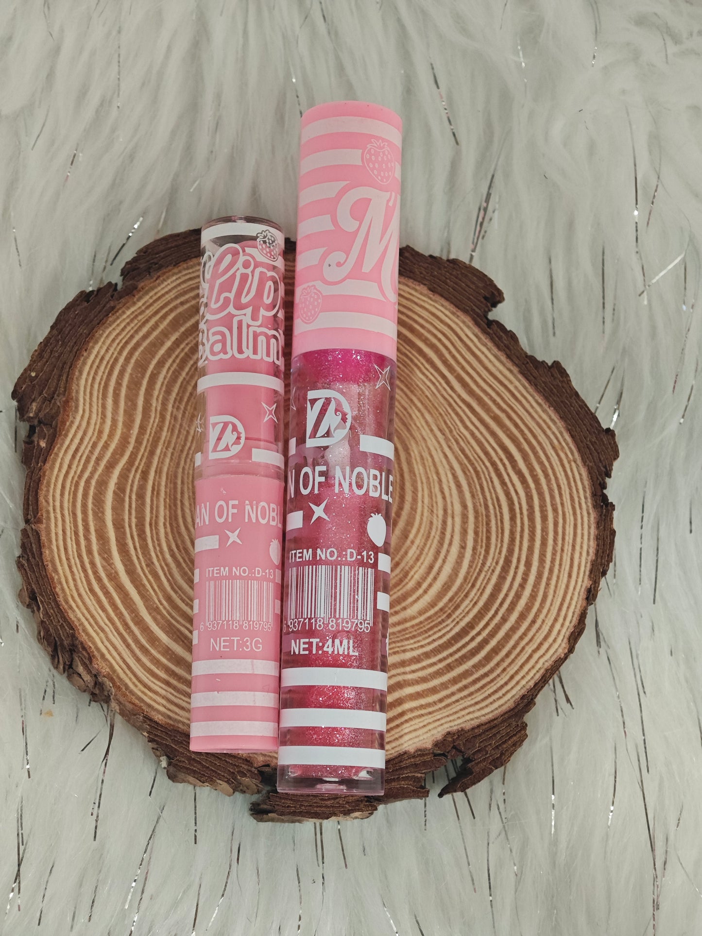 1 Pack bálsamo labial y gloss