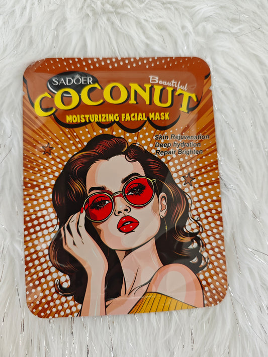 Mascarilla facial de coco